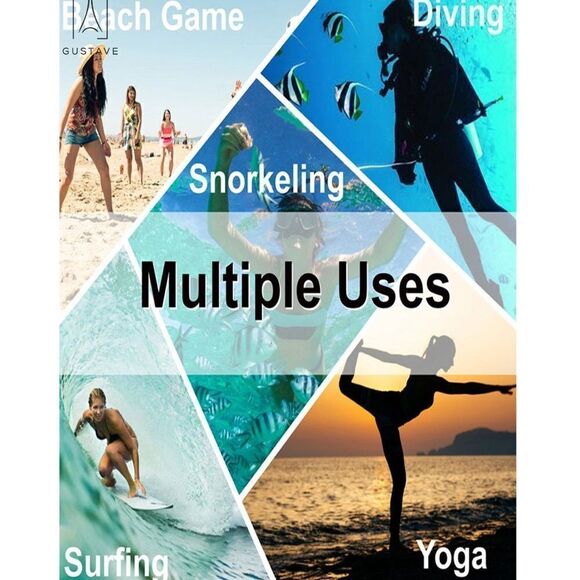 Water Shoes Men’s Aqua Scuba Socks sz L NEW #Bag E - Picture 5 of 6